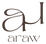 The ARAW stacked logo, the au monogram above the araw wordmark.